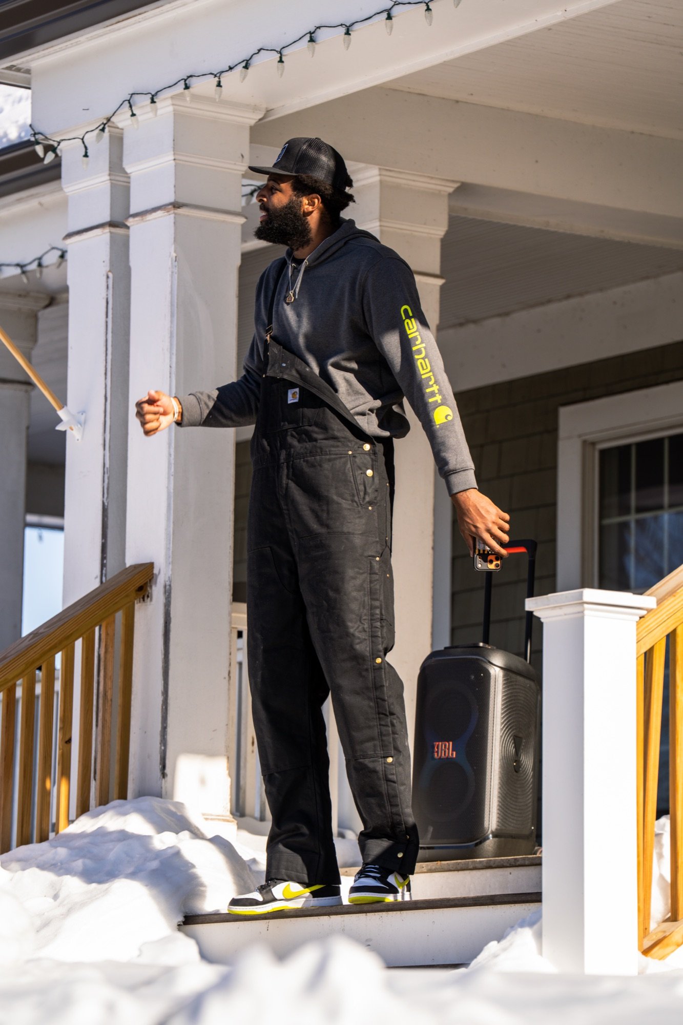 Overalls session — working fit